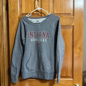 Women’s Indiana Hoosier fitted sweatshirt, XL